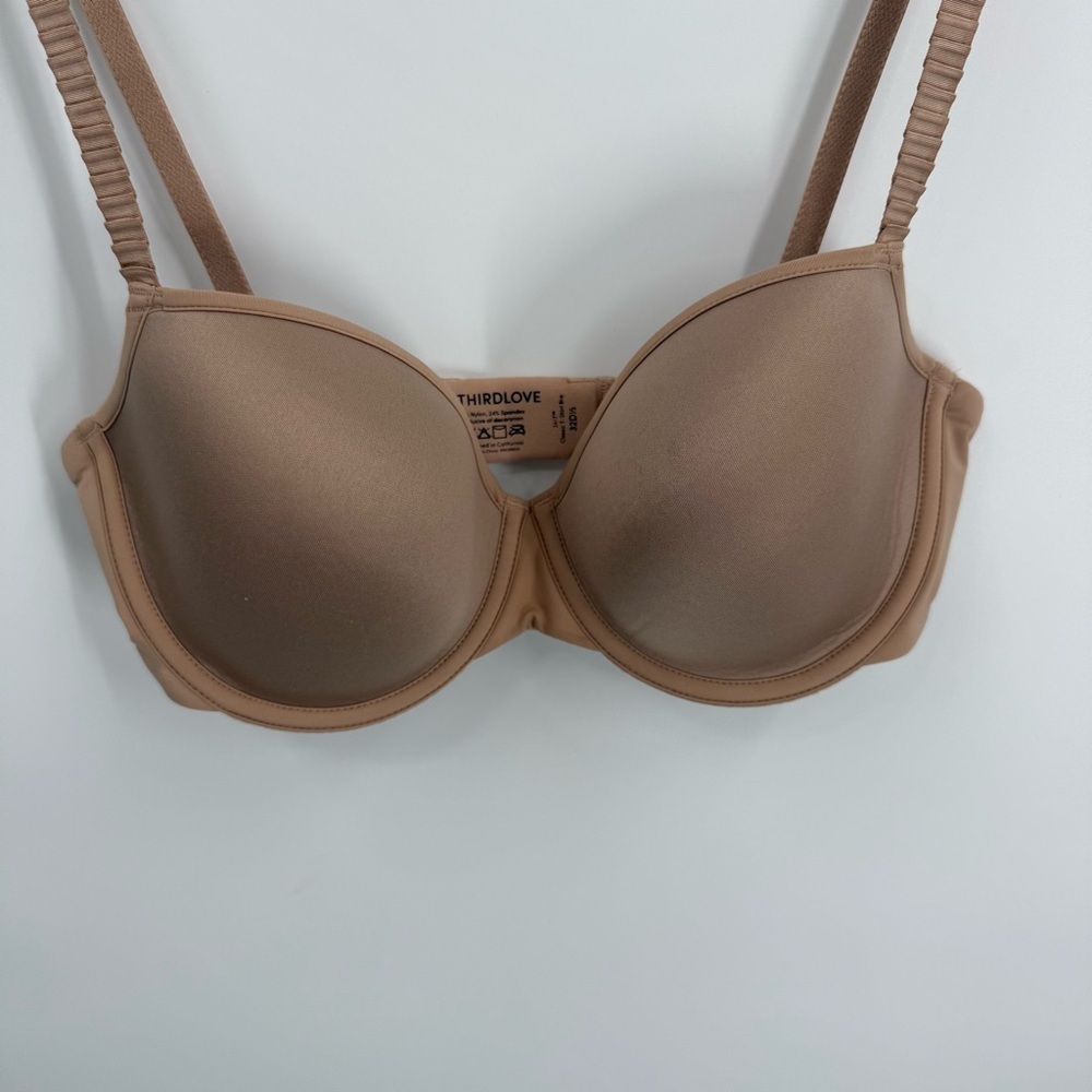 ThirdLove Lot Of 2 Bras Size 32 D Tan /black Underwire T-shirt 24/7 Back Closure - Picture 8 of 9